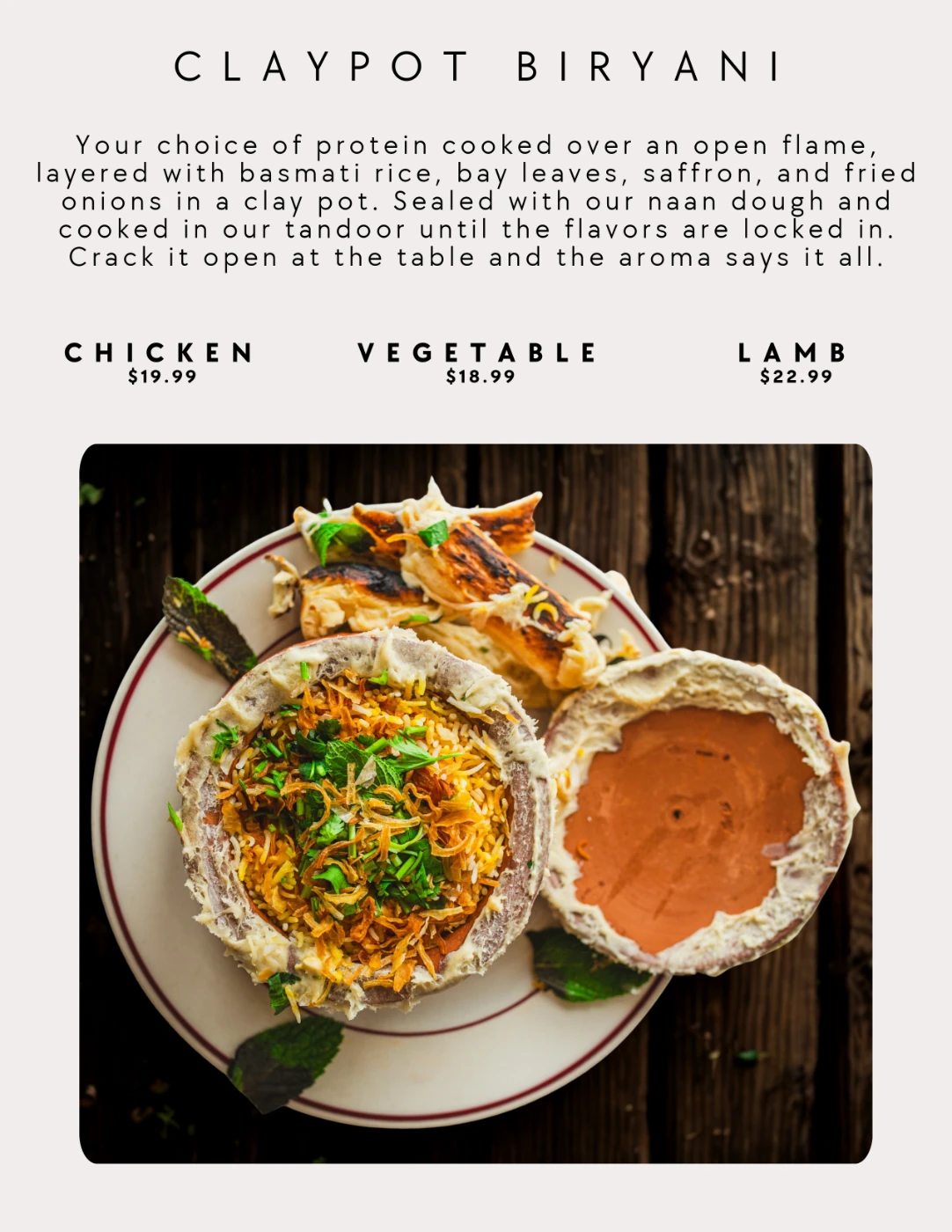 Thali of India menu, page 9 of 12
